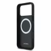 Lacoste PVC Iconic Petit Pique Metal Logo MagSafe tok, Apple iPhone 18 Pro Max - Black