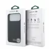 Lacoste PVC Iconic Petit Pique Metal Logo MagSafe tok, Apple iPhone 18 Pro Max - Black