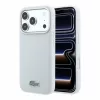 Lacoste PVC Iconic Petit Pique Metal Logo MagSafe tok, Apple iPhone 18 Pro - szürke
