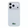 Lacoste PVC Iconic Petit Pique Metal Logo MagSafe tok, Apple iPhone 18 Pro - szürke