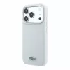 Lacoste PVC Iconic Petit Pique Metal Logo MagSafe tok, Apple iPhone 18 Pro Max - szürke
