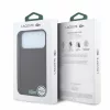 Lacoste PVC Iconic Petit Pique Metal Logo MagSafe tok, Apple iPhone 18 Pro Max - Burgundy