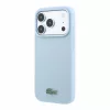Lacoste PVC Iconic Petit Pique Metal Logo MagSafe tok, Apple iPhone 18 Pro - kék