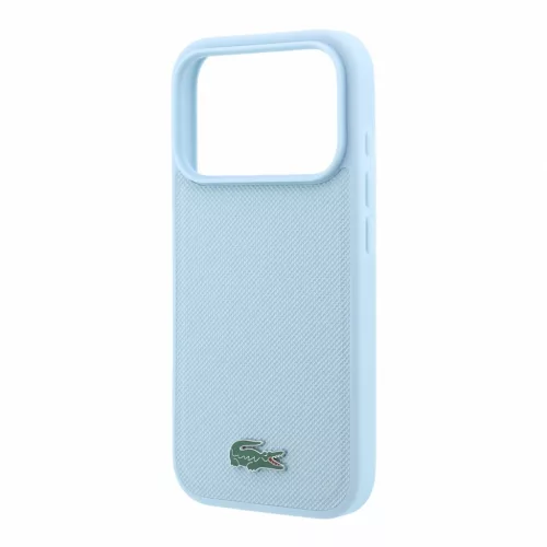 Lacoste PVC Iconic Petit Pique Metal Logo MagSafe tok, Apple iPhone 18 Pro - kék