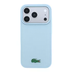   Lacoste PVC Iconic Petit Pique Metal Logo MagSafe tok, Apple iPhone 18 Pro Max - kék
