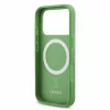 Lacoste PVC Iconic Petit Pique Metal Logo MagSafe tok, Apple iPhone 18 Pro - Estragon
