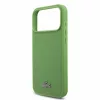 Lacoste PVC Iconic Petit Pique Metal Logo MagSafe tok, Apple iPhone 18 Pro Max - Estragon