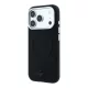 Lacoste PVC Petit Pique Semi Wrap Embossed MagSafe tok, Apple iPhone 18 Pro - fekete