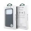 Lacoste PVC Petit Pique Semi Wrap Embossed MagSafe tok, Apple iPhone 18 Pro - fekete