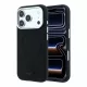 Lacoste PVC Petit Pique Semi Wrap Embossed MagSafe tok, Apple iPhone 18 Pro Max - Black