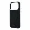 Lacoste PVC Petit Pique Semi Wrap Embossed MagSafe tok, Apple iPhone 18 Pro Max - Black
