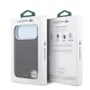 Lacoste PVC Petit Pique Semi Wrap Embossed MagSafe tok, Apple iPhone 18 Pro Max - Burgundy