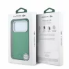 Lacoste PVC Petit Pique Semi Wrap Embossed MagSafe tok, Apple iPhone 18 Pro Max - Estragon