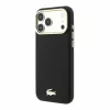 Lacoste PU Leather Champs Elysees Gold Logo MagSafe tok, Apple iPhone 18 Pro Max - Black