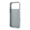Lacoste Pu Leather Champs Elysees Gold Logo MagSafe tok, Apple iPhone 18 Pro - szürke