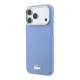 Lacoste Pu Leather Champs Elysees Gold Logo MagSafe tok, Apple iPhone 18 Pro Max - kék