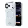 Lacoste IML Frosted Petit Pique Metal Logo MagSafe tok, Apple iPhone 18 Pro - Transparent