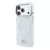 Lacoste IML Frosted Petit Pique Metal Logo MagSafe tok, Apple iPhone 18 Pro - Transparent