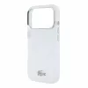 Lacoste IML Frosted Petit Pique Metal Logo MagSafe tok, Apple iPhone 18 Pro - Transparent