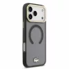 Lacoste IML Shockproof Petit Pique Gold Logo MagSafe tok, Apple iPhone 18 Pro Max - fekete