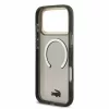 Lacoste IML Shockproof Petit Pique Gold Logo MagSafe tok, Apple iPhone 18 Pro Max - fekete