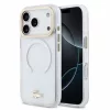 Lacoste IML Shockproof Petit Pique Gold Logo MagSafe tok, Apple iPhone 18 Pro - Transparent