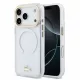 Lacoste IML Shockproof Petit Pique Gold Logo MagSafe tok, Apple iPhone 18 Pro - Transparent