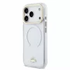 Lacoste IML Shockproof Petit Pique Gold Logo MagSafe tok, Apple iPhone 18 Pro - Transparent