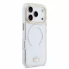 Lacoste IML Shockproof Petit Pique Gold Logo MagSafe tok, Apple iPhone 18 Pro - Transparent