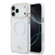 Lacoste IML Shockproof Petit Pique Gold Logo MagSafe tok, Apple iPhone 18 Pro Max - Transparent