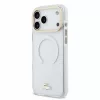 Lacoste IML Shockproof Petit Pique Gold Logo MagSafe tok, Apple iPhone 18 Pro Max - Transparent