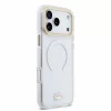 Lacoste IML Shockproof Petit Pique Gold Logo MagSafe tok, Apple iPhone 18 Pro Max - Transparent