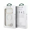 Lacoste IML Shockproof Petit Pique Gold Logo MagSafe tok, Apple iPhone 18 Pro Max - Transparent