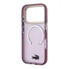 Lacoste Pc/TPU Frosted Finish Gold Logo MagSafe tok, Apple iPhone 18 Pro Max - Burgundy