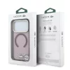 Lacoste Pc/TPU Frosted Finish Gold Logo MagSafe tok, Apple iPhone 18 Pro Max - Burgundy