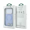 Lacoste IML Shockproof Petit Pique Gold Logo MagSafe tok, Apple iPhone 18 Pro - kék