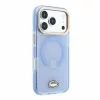 Lacoste IML Shockproof Petit Pique Gold Logo MagSafe tok, Apple iPhone 18 Pro Max - kék