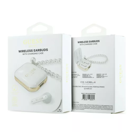 Guess Pearl Strap vezeték nélküli fülhallgató – fehér