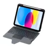 Nillkin Bumper Combo PRO Keyboard (Backlit Version) tok – Apple iPad 10.9 (2022/11 2025) – fekete