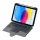 Nillkin Bumper Combo PRO Keyboard (Backlit Version) tok – Apple iPad 10.9 (2022/11 2025) – fekete