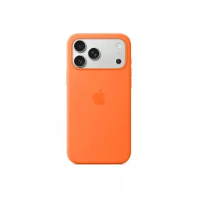   Apple iPhone 17 Pro Max MagSafe-rögzítésű narancs szilikontok