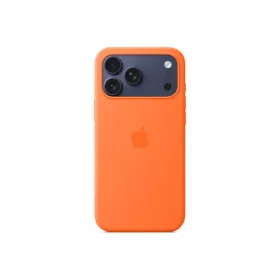   Apple iPhone 17 Pro Max MagSafe-rögzítésű narancs szilikontok