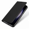 Samsung Galaxy S25 Plus oldalra nyíló tok, Fekete