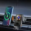 Autós telefontartó szellőzőrácsra wireless töltő funkcióval,átl.