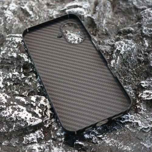 Aramid karbon tok, iPhone 16, Fekete