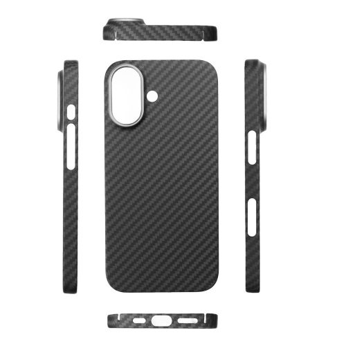 Aramid karbon tok, iPhone 16, Fekete