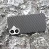 Aramid mágneses karbon tok, Iphone 16,  Fekete