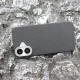 Aramid mágneses karbon tok, Iphone 16,  Fekete