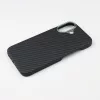 Aramid mágneses karbon tok, Iphone 16,  Fekete