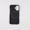 Aramid mágneses karbon tok, Iphone 16,  Fekete